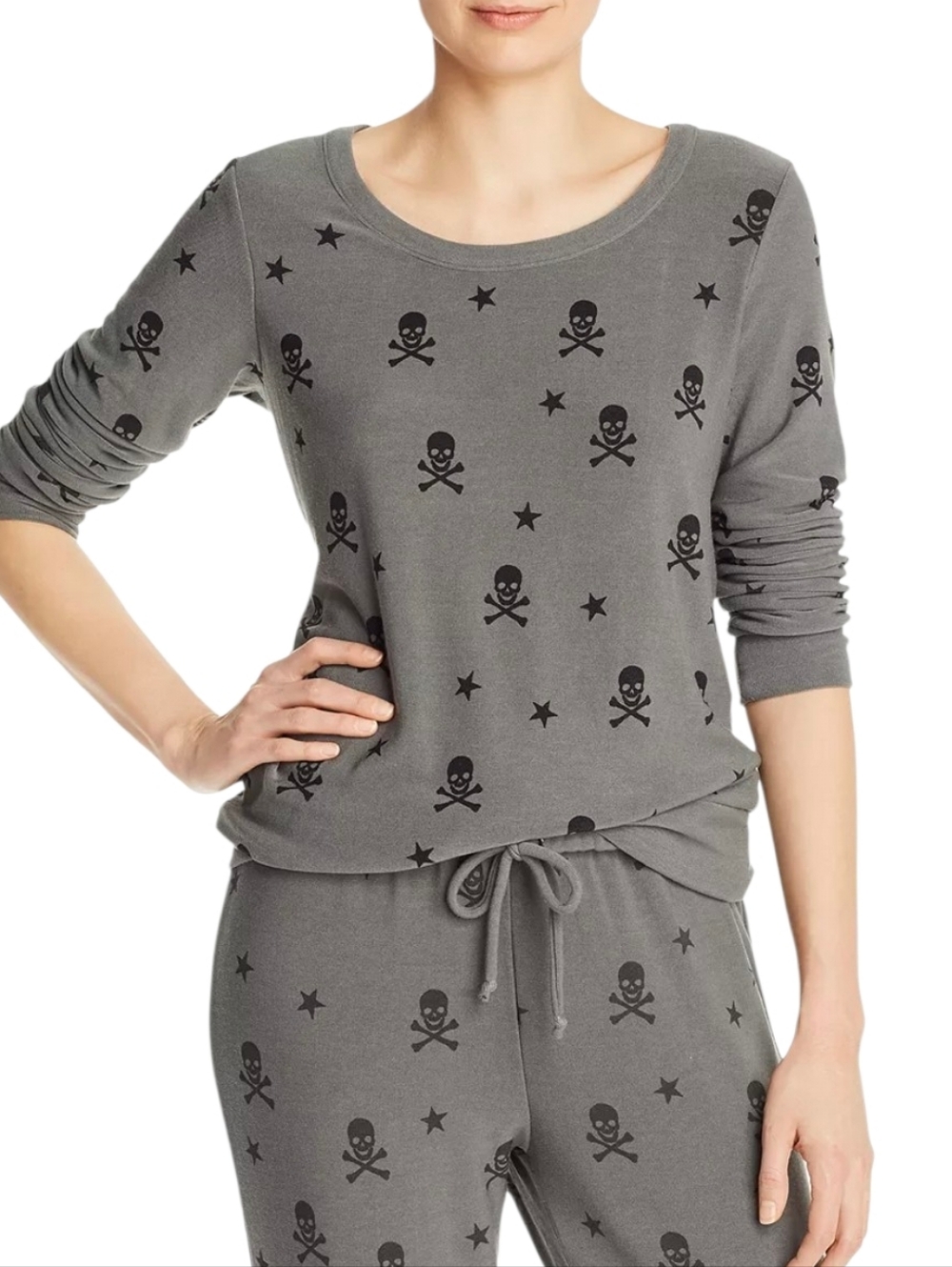 Chaser Skull Lightweight Sweatshirt Sz XS